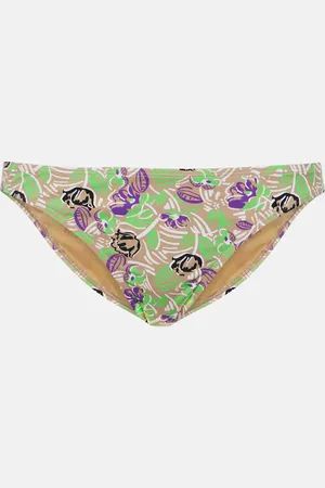 Tory Burch Slip bikini con stampa floreale
