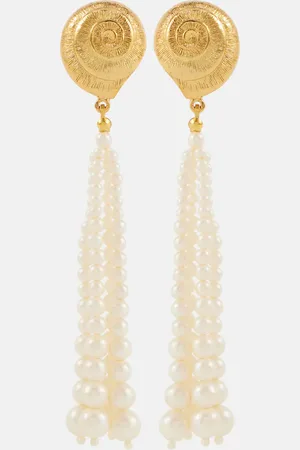 Jennifer Behr Orecchini Marcelline con perle bijoux
