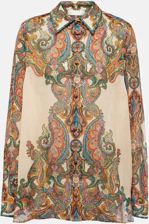 ZIMMERMANN Camicia oversize Ottie con stampa paisley