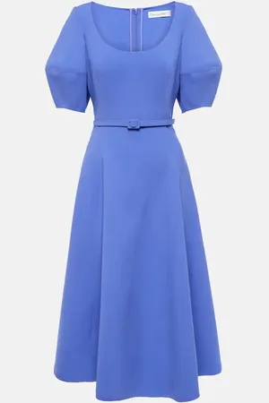 Oscar de la Renta Abito midi in misto lana