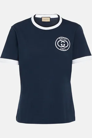 Gucci T-shirt Interlocking G in jersey di cotone