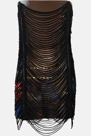 Jean Paul Gaultier X Shayne Oliver - Miniabito con stampa