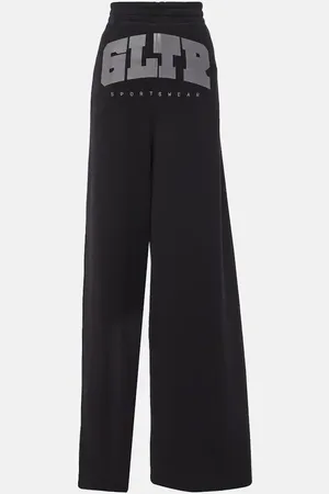 Jean Paul Gaultier Pantaloni sportivi in jersey di cotone