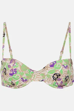 Tory Burch Top bikini con stampa floreale