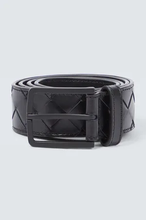 Bottega Veneta Cintura Intrecciato in pelle