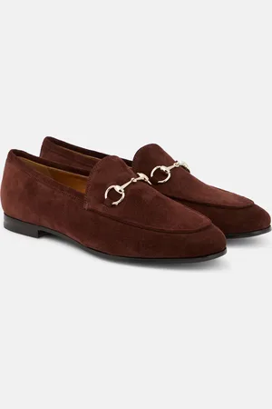 Gucci Mocassini Jordaan Horsebit in suede