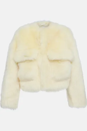 Bottega Veneta Giacca cropped in shearling