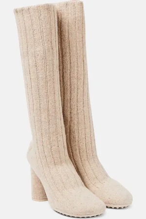Bottega Veneta Stivali Atomic in maglia