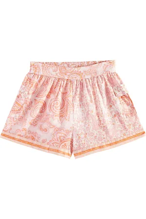 ZIMMERMANN Shorts Ottie in cotone con stampa