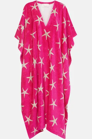 VALENTINO Caftano Starfish in cotone