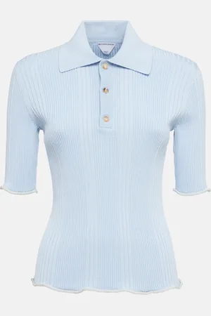 Bottega Veneta Polo in cotone a coste
