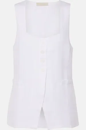 FAITHFULL THE BRAND Gilet Maya in lino