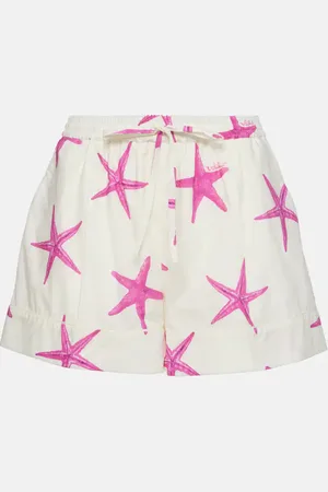 VALENTINO Shorts Starfish in popeline di cotone
