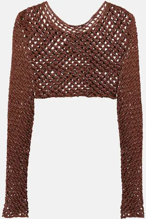Bananhot Top cropped Magen in misto cotone