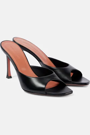 Amina Muaddi Mules Alexa 90 in pelle