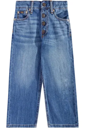 Ralph Lauren Jeans a gamba larga cropped
