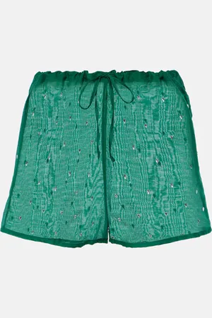 Oseree Oséree Shorts Gem in cotone e seta