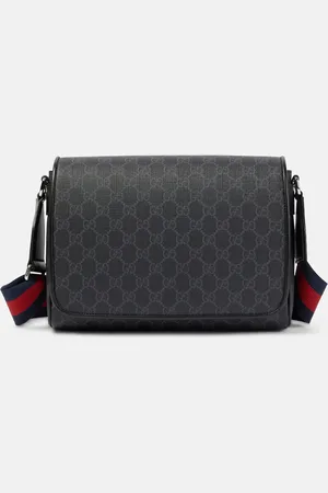 Gucci Borsa a tracolla GG canvas con pelle