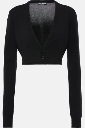 Dolce & Gabbana Cardigan cropped in lana vergine