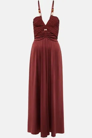 Diane von Furstenberg Abito lungo Caty con perline
