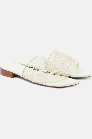 Souliers Martinez Sandali Chica in mesh con pelle