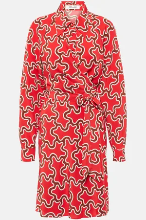 Diane von Furstenberg Miniabito Sophie in jersey con stampa