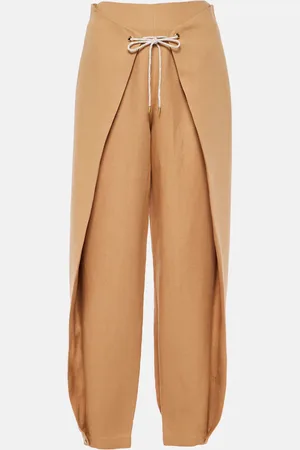 Loro Piana Pantaloni tapered Marylen in lino