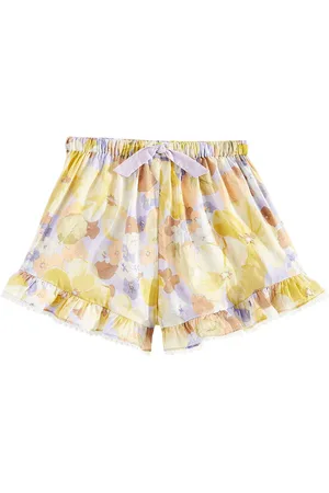 ZIMMERMANN Shorts Pop in cotone con volant