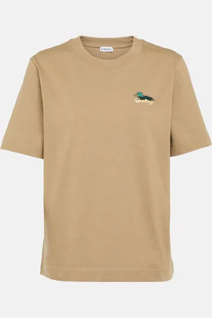 Burberry T-shirt in jersey di cotone con logo