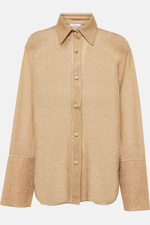 Oseree Oséree Camicia Lumière in lamé