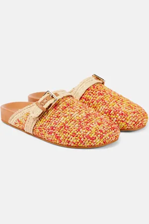 Robert Clergerie Mules Quinta in rafia