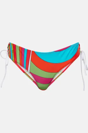 Puccini Slip bikini Iride con stampa