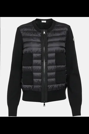 Moncler Cardigan in lana con imbottititura