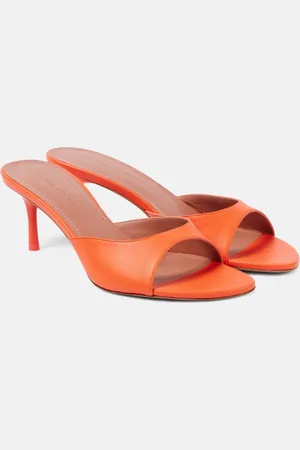 Amina Muaddi Sandali Jeanne Slipper 60 in pelle