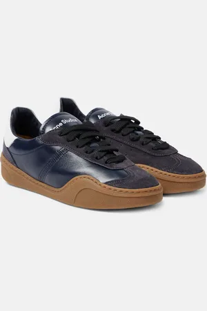 Acne Studios Sneakers in pelle e suede con logo