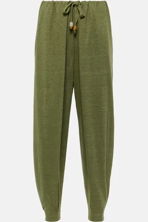 Loro Piana Pantaloni tapered Gargano in lino