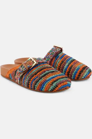 Robert Clergerie Sandali Quinta in crochet di rafia
