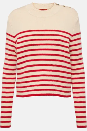 Altuzarra Pullover Oz in cotone e cashmere a righe