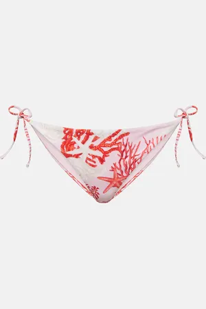 VERSACE Slip bikini con stampa