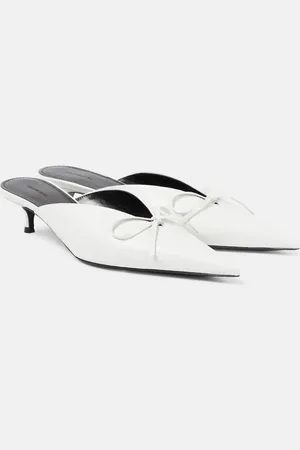 Balenciaga Mules Knife Bow in pelle