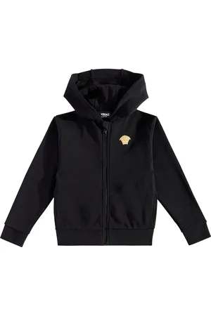 VERSACE Felpa Medusa in jersey di cotone con zip