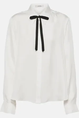 Dorothee Schumacher Blusa Sensual Coolness in twill di seta