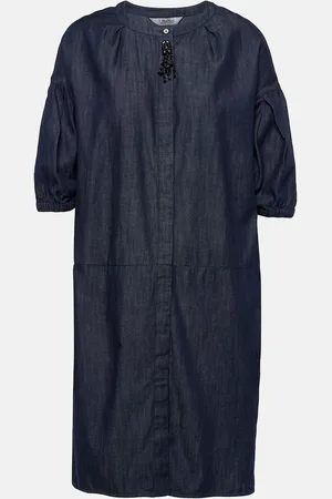 Max Mara Miniabito di jeans con applicazione