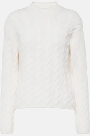 Vince Pullover in misto lana a trecce