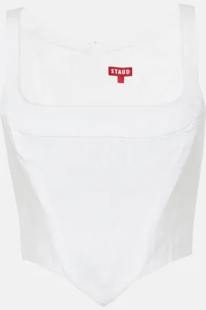 Staud Bustier in lino
