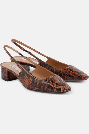 Aquazzura Pumps slingback Ginza 35 in pelle con stampa