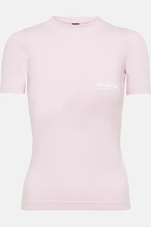 Balenciaga T-shirt in jersey di cotone con stampa
