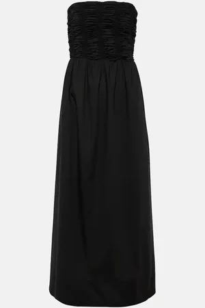 FAITHFULL THE BRAND Abito midi Dominquez in cotone