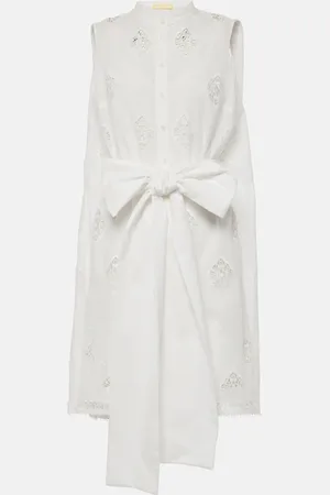 Erdem Miniabito in misto cotone con ricamo