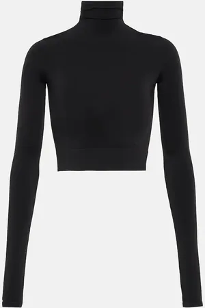 Balenciaga Lupetto cropped in jersey